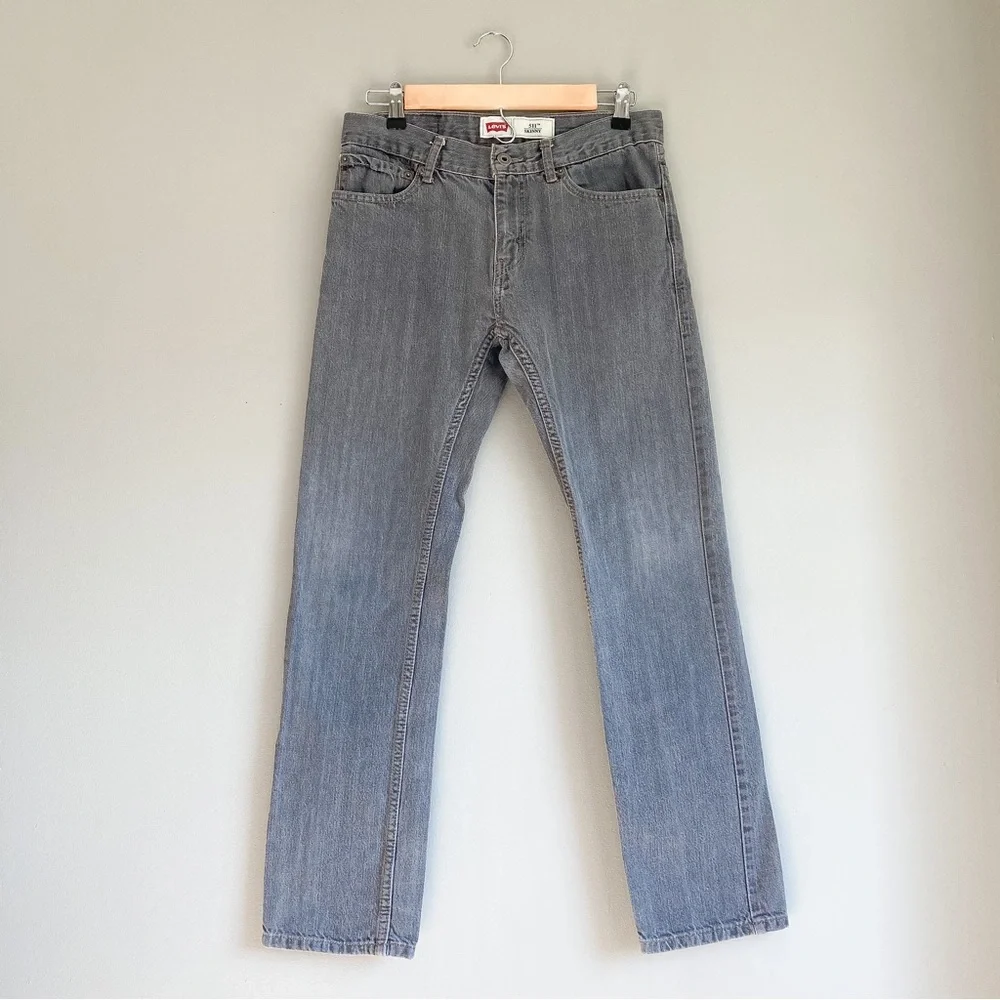 Levi’s Gray 511 Skinny Jeans